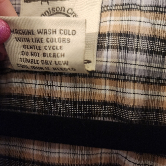 Black and Tan Mens Western Shirt - Picture 4 of 6